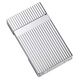 S.T.Dupont French Dupont Lighter Ligne2 silver plated aloud lighter gives boyfriend a birthday gift for men. Vertical pattern 16817