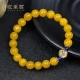 Aucini beeswax bracelet natural amber old beeswax lapis lazuli with cloisonné enamel multi-treasure bracelet for ladies