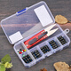 Zhenyou (Grsaed) lead skin 50 pieces environmentally friendly scale lead competitive gram lead pendant fast lead skin roll scissors fishing accessories fishing gear set