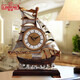 
Lisheng (LISHENG) Lishen smooth clock household living room simple clock Chinese creative ornament clock large table clock S983WM (anti-anti-bronze rust)