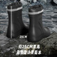 Botas de lluvia de mono de la boca grande botas de lluvia impermeables al aire libre para hombres zapatos de goma zapatos de agua resistentes al desgaste Estilo de atar 42 [Solo una talla más grande]