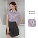 Fan Silan 23FS12142 French commuting lazy shirt simple large pocket solid color single-breasted shirt Hyacinth purple L