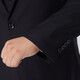 
Xichen plus fat plus size suit jacket casual men's loose business suits look slim and large size fat man suit suit suit black single 5XL (210-225Jin[Jin equals 0.5 kg])