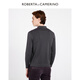 Nobeda Roberta autumn new sheep sweater long-sleeved polo shirt style sweater pullover casual sweater men's blue gray 56