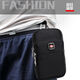 Swiss sergeant knife belt waist bag vertical mobile phone bag waist bag men's new multi-layer sports arm construction site work bag black two layers