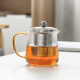 SUSHICERAMICS high borosilicate thickened glass teapot stainless steel leakage mesh high temperature resistant boilable filter teapot 550ml