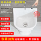 Washing mop pool high-foot household balcony ceramic split floor-standing bathroom old style large wall drainage floor mop basin 42 cm pool + 30 cm column manual