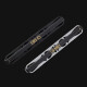 Qimei Mundharmonica 24-Loch-Professionaler professioneller Black Bull Mundharmonica importiert Gong Mundharmonica [Matte Black] 24-Loch-Polyphonica [D Tune]