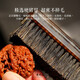 Oufanluo Wenwan Brush Nano Brush Size Rudraksha Olive Walnut Bracelet Maintenance Soft and Hard Boar Bristle Brush Set Style Four Imitation Beef Tendon Handle Nano Brush