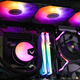 Valkyrie (VALKYRIE) A360 VK integrated CPU water cooling radiator multi-platform buckle supports LGA1700 ARGB light effect hidden wiring line