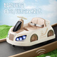Xiaobu understands children's electric car baby bumper car kid's electric car 1-3-6 driving four-wheel toy electric car high-end remote control model double seat + early education music