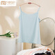 Chaleco de suspender modal para mujeres con fondo interno y fondo exterior, hermosa espalda ajustable elástica de verano delgada camisa tapa sin tirantes sin tirantes