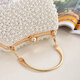 Cool Kangaroo KQ celebrity dinner small bag pearl clutch women's handbags with cheongsam banquet handbag evening dress handbag handbag beige