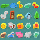 
Wooden meatballs Animal alphanumeric beaded building blocks toys Early education intellectual toys boys and girls birthday gifts home decoration