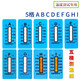 Mai ceyi British Thermax Temperature Mesuring Paper Laboratory Temperature Test Test Temper Temperature Autocollant Huit grilles dix grilles 10 grilles 10 grilles