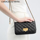 CHARLES&KEITH classic rhombus chain small square bag shoulder crossbody bag women's bag birthday gift for girlfriend CK2-70160131