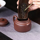 Hidden Pot World Yixing Purple Clay Pot Purely Handmade Small Capacity Kung Fu Tea Set Original Mineral Purple Clay Household Teapot Dezhong Pot Dezhong Pot