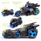 Fibe alloy car cool racing ejection motorcycle simulation model three-in-one battle car toy boy 3 boys 5-6-7-8-10-12 years old children's toy birthday gift