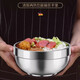 Venus 304 stainless steel bowl double-layer insulated anti-scalding soup bowl large instant noodle bowl for children and adults anti-fall rice bowl 11.5cm