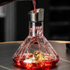 Genasi Jinshan Red Wine Falls Quick Decanter Wine Dispenser Home Set European Luxurious High-end Crystal Glass Red Wine Cup Jinshan Waterfall Decanter 1500ml