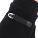 Antarctic Half Finger Gloves Men's Winter Warm Driving Plus Velvet Windproof Half Finger Gloves Men's N2E8X88571 Black