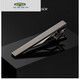 BKQqu's Gun Color Frosted Tie Clip Business Format Simple Men's and Women's Pin Coréen Version de sécurité Clip de verrouillage Long Gun Color Tie Clip