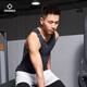 Zhizhe Compression Vest Men's Sports Basketball Training Running Breathable Quick-Drying Tight Fitness Clothing Pure Black XL