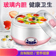 Máquina de yogurt quiwu para el hogar Use el mini multifuncional Mini al alto borosilicato de vidrio vaso de vidrio hecho de arroz fermentado hecho de agua fermentada copa de copa de copa interna + 50 phage polvo
