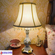 XMSJ CHAMBRE Bureau lampe de chevet de lit européen Style pastoral rétro Rétro classique American White Living Room Étude Best Friend Wedding Gift 9928a Clivia Golden Ahmadade Button Interrupteur
