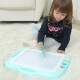 Qiqu Children's Toys Magnetic Drawing Board 8888A Light Blue Extra Large Writing Board Baby Blackboard 1-2-3-6 Years Old Painting Tools Toddler Magnetic Seal Painting Tools Kids Graffiti Board