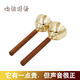 
XinBao (XinBao) pure copper bell big bell music teaching aid bell percussion instrument professional percussion bell bell bell bell bell bell bell, diameter 5.4CM high 4.5CM bell bell with red sandalwood handle