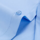 ROMON long-sleeved shirt men's spring and autumn easy-to-make business casual formal wear middle-aged and young work shirt C201 white 40