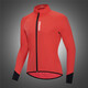 WOSAWE Spring and Autumn Cycling Jacket Long Sleeve Top Windproof Warm Mountain Bike Outdoor Sports Leisure Bicycle Clothes Orange-Red Jacket-BL275 3XL (suitable for 195Jin [Jin equals 0.5 kg] or above)