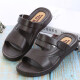 
Huili Shanghai Huili Sandals men's summer simple non-slip wear-resistant daily work and leisure home two-wear beach sandals Huili 3888/black 39