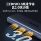 绿联 Type-C扩展坞USB-C转换器雷电4拓展坞雷电3分线器HDMI网线转接头HUB通用MacBook笔记本iPad平板 9合1【HDMI+DP+VGA+读卡器】15602