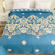Thick quilted bed sheet, tatami bed cover, single piece, double-sided, large size double bed cover, brilliant flowers 240*280