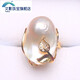 Wenying Baroque Pearl Ring Women 1 Irregular Large Ring Fashion Retro Style Ring Internet Celebrity Temperament Finger amp Gold Setting White Pearl Ring.& 15-25.m.m