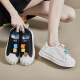 Supnba21 square building blocks beaded trend sneakers spring and summer new couple mesh breathable versatile casual shoes off-white 35