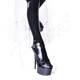 Ftshist fetish sm one-piece non-spliced 100% latex pure latex clothing rubber stockings thigh socks high socks black L