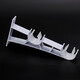 Xinfeiyu top-mounted side-mounted single-rod curtain rod Roman rod accessories bracket seat base shelf bracket rod bracket hook accessories standard milky white double bracket