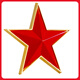 Rotes Reisen Old Capital Dreidimensional Relief Red Five-Punkte Sterns Badge Herrenhut-Abzeichen Bag Schmuckkragen Blume Persönlichkeit Metall Seal Brosche Pin Dreidimensional Fünf-Punkte-Sternbrosche-Kartenkopfbeutel