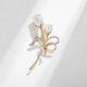 SENDME Calla Lily Brooch Women's Corsage Pin Casual Blazer Birthday Gift for Girlfriend Tulip Flower Brooch