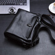 ANDSEEYOU trendy brand shoulder bag new style boutique genuine leather shoulder bag new style fashionable soft leather men's crossbody bag cowhide casual large capacity backpack mobile phone men's bag black