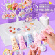 BEIDASI CRAME GLUE GUKA STANDER Set à la main Full Full of Children's Educational Toys Girls Girls Gula Card Tool Gula Card Estimation Kuka Estimation Guka Deluxe Version Hand Account Guza 826-Piece Set de crème Glue Guka / Reliard Rack (Purple)