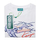 
Kenzo Takada (KENZO) Girls White Cotton Tiger Embroidered Round Neck Short Sleeve T-shirt K15620 10P 8A Gift
