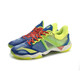 Li Ning (LI-NING) badminton shoes Falcon 4th generation new men's shoes shock-absorbing wear-resistant full-length technology badminton shoes pale blue/fluorescent yellow-green/dianthus orange 40