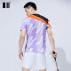 
2022 new odd and even badminton uniform short-sleeved suit couple quick-drying breathable table tennis tennis uniform men's red suit C112115+12041 M