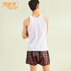Yi Ershuang [100% cotton, 5A antibacterial and anti-mites] vest men's ribbed breathable sports sleeveless T-shirt base old man's shirt
