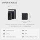 CAHOE KULLO official cowhide wallet women's short 2025 new clutch bag women's card bag multi-functional coin purse wallet black-CK women's bag birthday gift for girlfriend