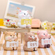 
Yunsui Mo got angry ornaments cute Shiba Inu Cat Pig Office Home Decoration Cute Pet Figure Birthday Chinese Valentine's Day Gifts Gifts to Girlfriend Chinese Valentine's Day Anniversary Creative Gifts [Little Cute Bear] Mo got angry ornaments